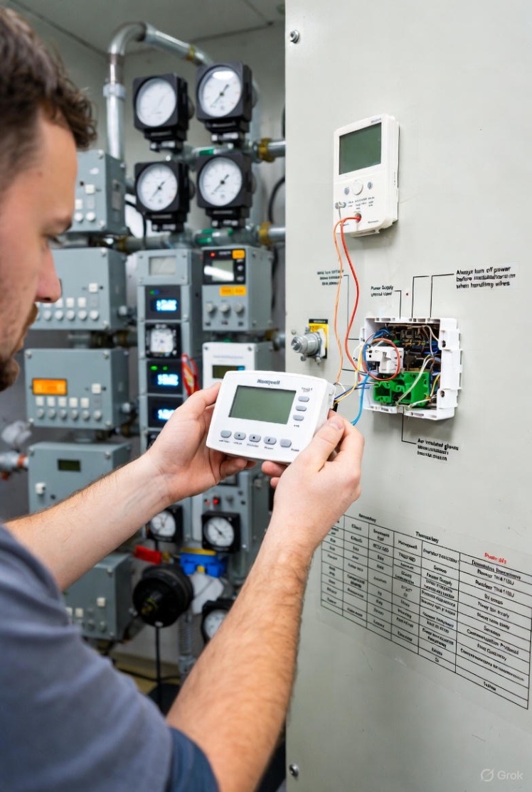 نصب ترموستات اتاقی – آموزش نصب و سیم کشی ترموستات هانیول T6861H